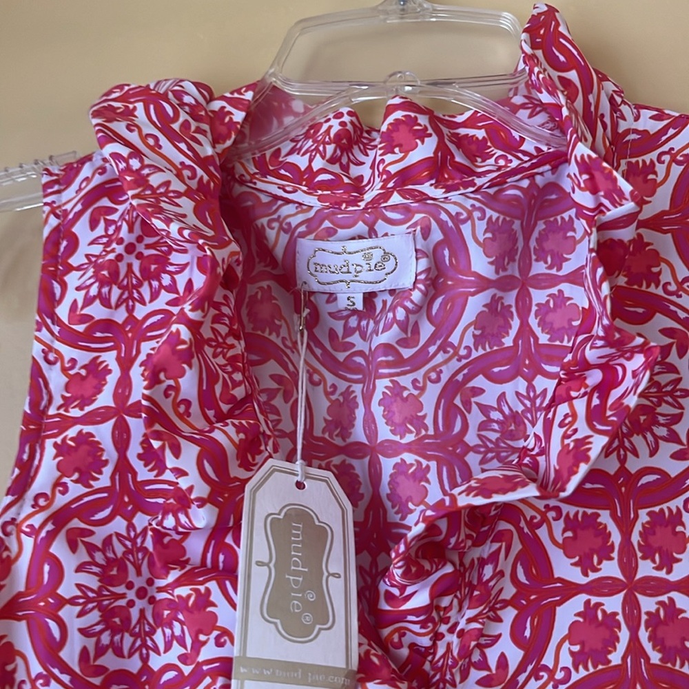 Mud pie 100% cool rayon sz s dress - Picture 3 of 5